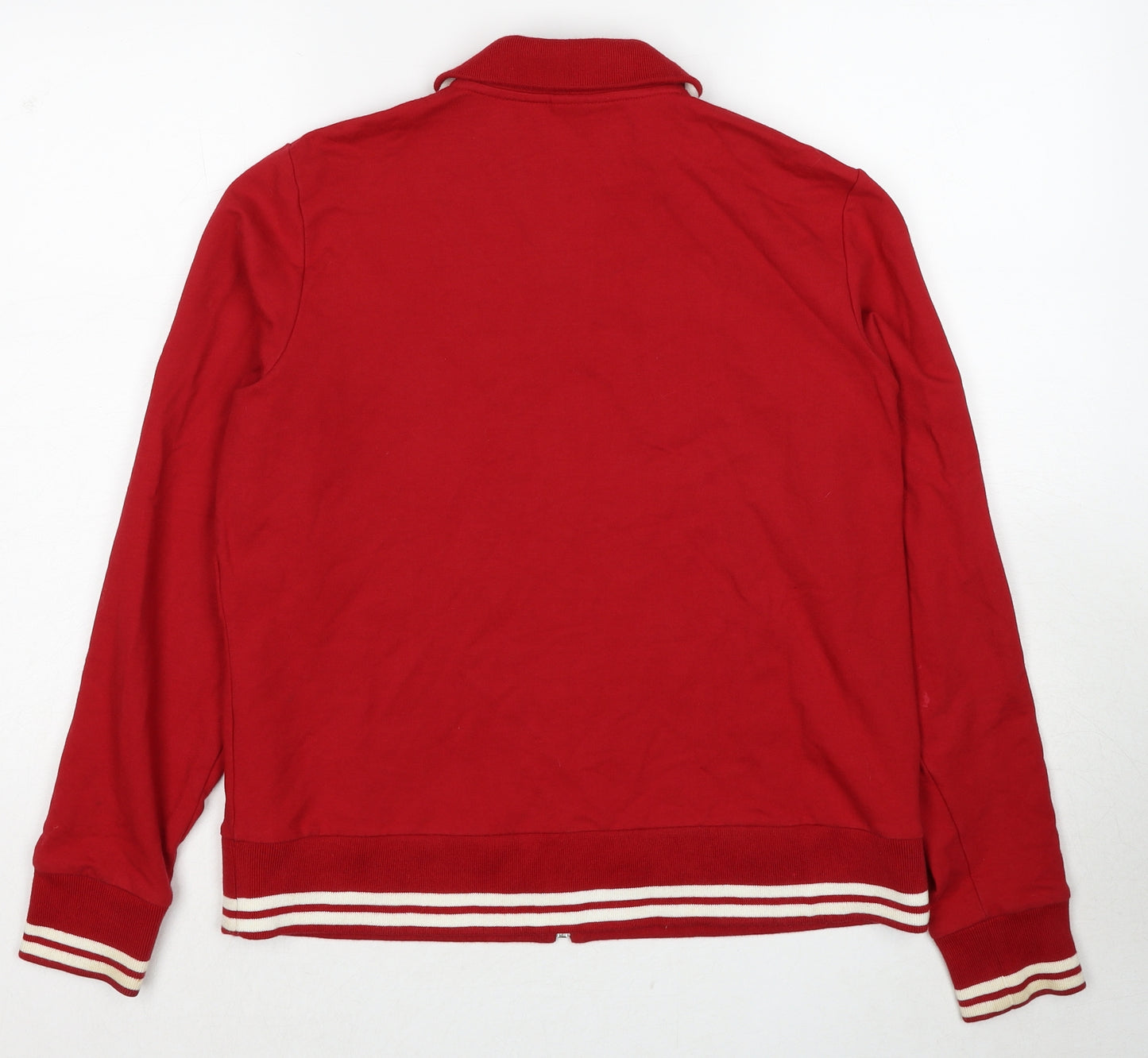 NEXT Womens Red Cotton Full Zip Sweatshirt Size 16 Zip