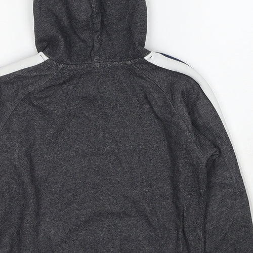 Zara Boys Grey Cotton Pullover Hoodie Size 7 Years Pullover - States Forever