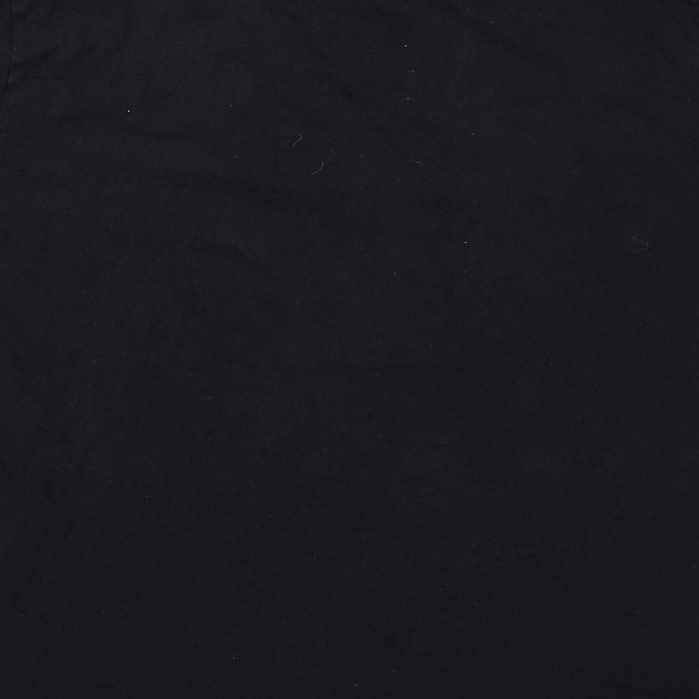 Marvel Mens Black Cotton T-Shirt Size L Round Neck - Whose Side Are You On?