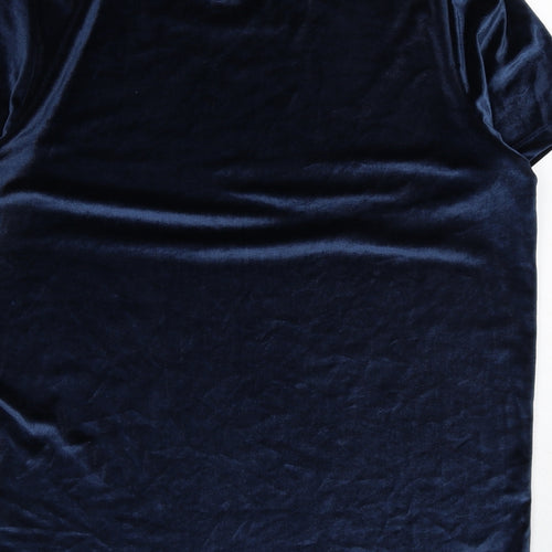 ASOS Mens Blue Polyester T-Shirt Size M Round Neck