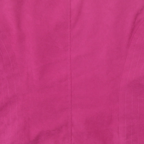 Bonmarché Womens Pink Jacket Size 18 Zip
