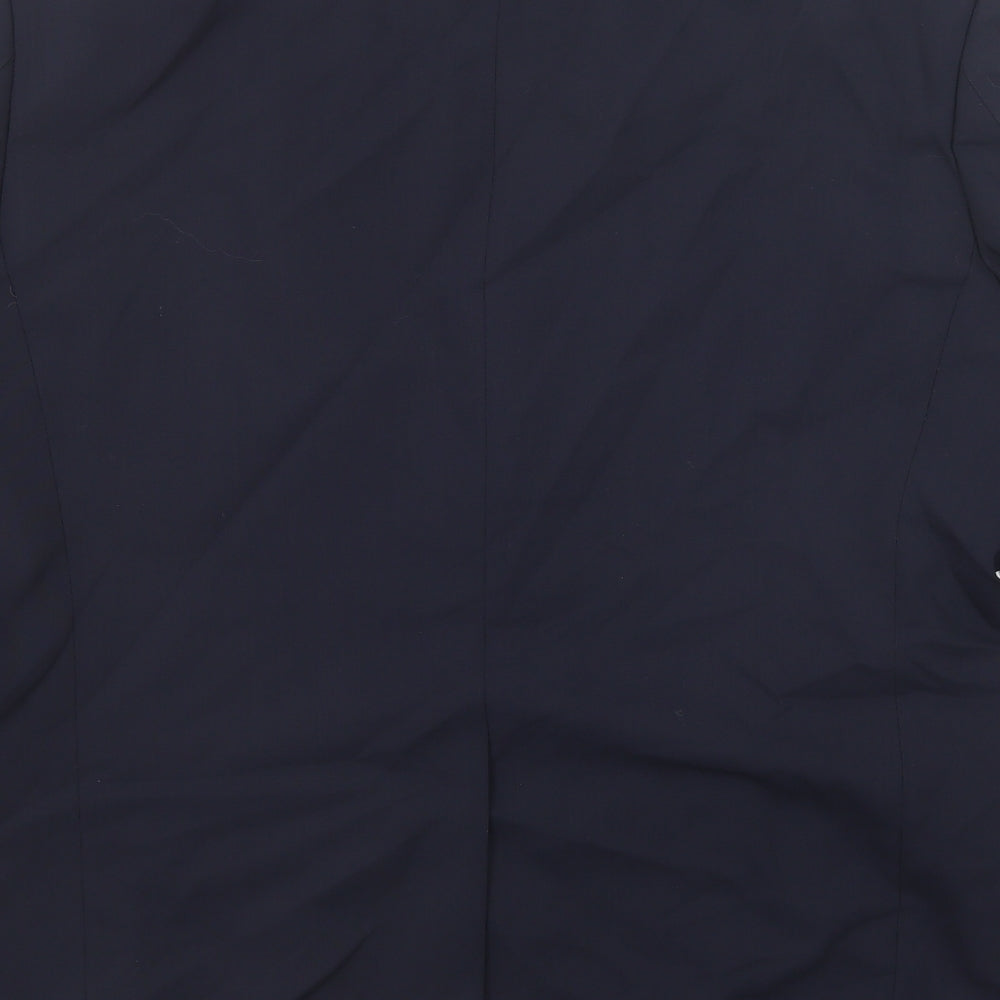 Marks and Spencer Mens Blue Wool Jacket Suit Jacket Size 42 Regular