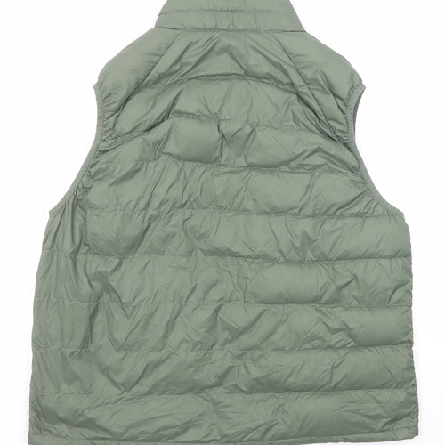 Marks and Spencer Womens Green Gilet Jacket Size XL Zip