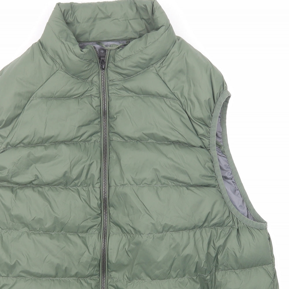 Marks and Spencer Womens Green Gilet Jacket Size XL Zip
