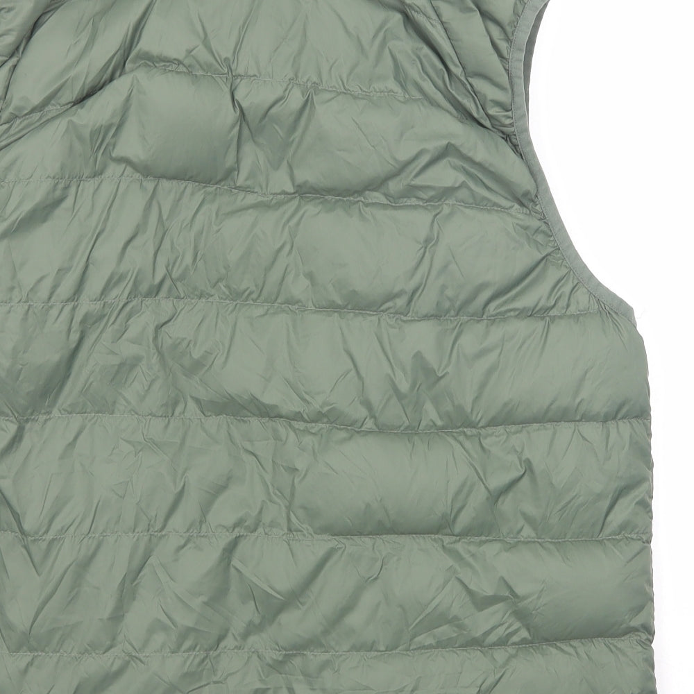Marks and Spencer Womens Green Gilet Jacket Size XL Zip