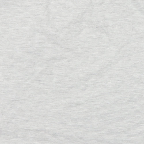 New Look Girls Grey Cotton Basic T-Shirt Size M Round Neck Pullover - Give Me Space