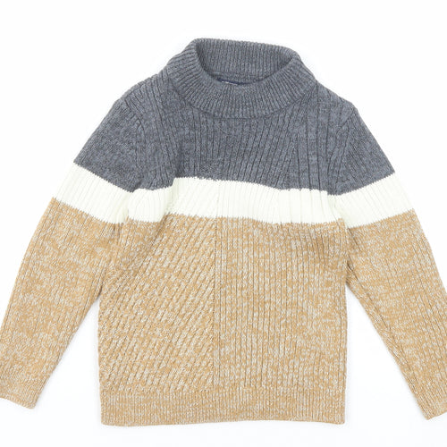 NEXT Boys Multicoloured Round Neck Cotton Pullover Jumper Size 5 Years Pullover