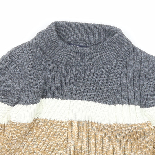 NEXT Boys Multicoloured Round Neck Cotton Pullover Jumper Size 5 Years Pullover