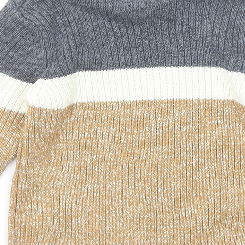 NEXT Boys Multicoloured Round Neck Cotton Pullover Jumper Size 5 Years Pullover