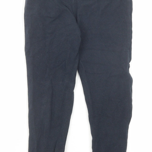 H&M Boys Blue Cotton Jogger Trousers Size 5-6 Years Regular Drawstring