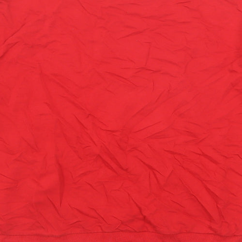 Divided by H&M Womens Red Cotton Pullover Sweatshirt Size M Pullover - Dear Santa Define Good