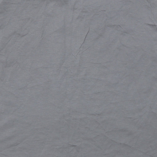 MP Womens Grey Cotton Basic T-Shirt Size M Round Neck