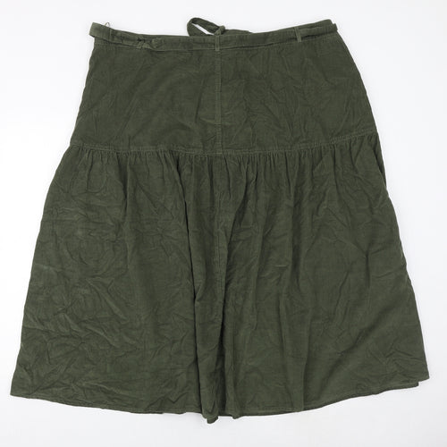 Per Una Womens Green Cotton Swing Set Size 24 Tie