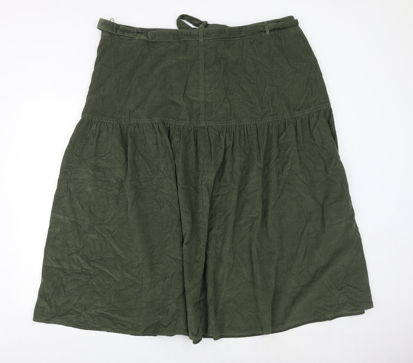Per Una Womens Green Cotton Swing Set Size 24 Tie