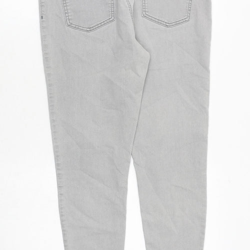 Marks and Spencer Womens Grey Cotton Jegging Jeans Size 14 Regular