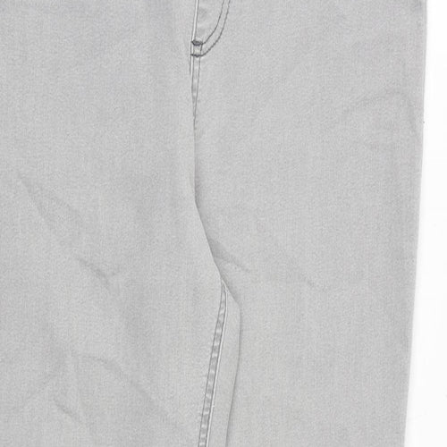 Marks and Spencer Womens Grey Cotton Jegging Jeans Size 14 Regular