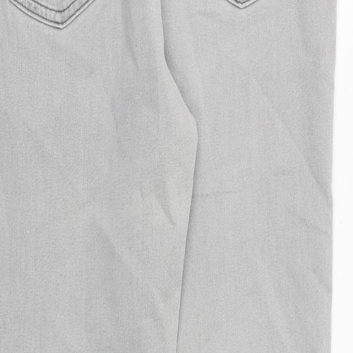 Marks and Spencer Womens Grey Cotton Jegging Jeans Size 14 Regular