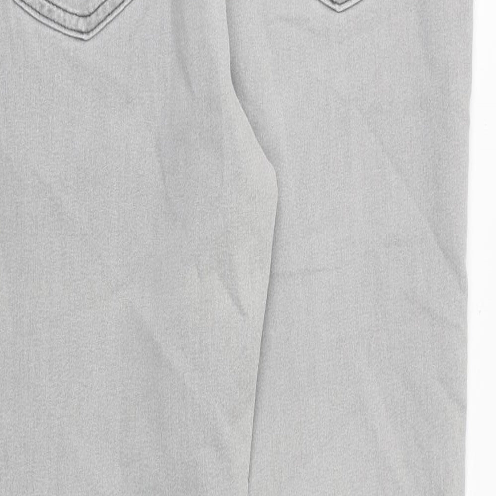 Marks and Spencer Womens Grey Cotton Jegging Jeans Size 14 Regular