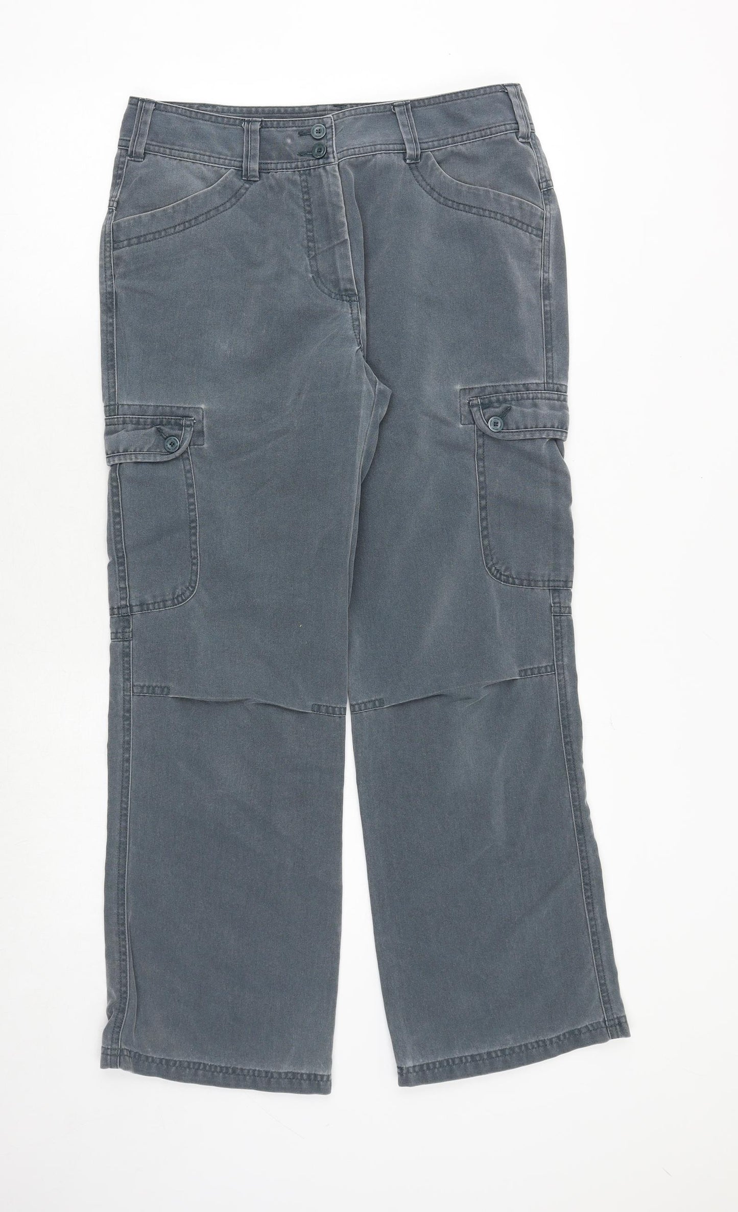 Rohan Womens Blue Polyamide Trousers Size 10 Regular Zip