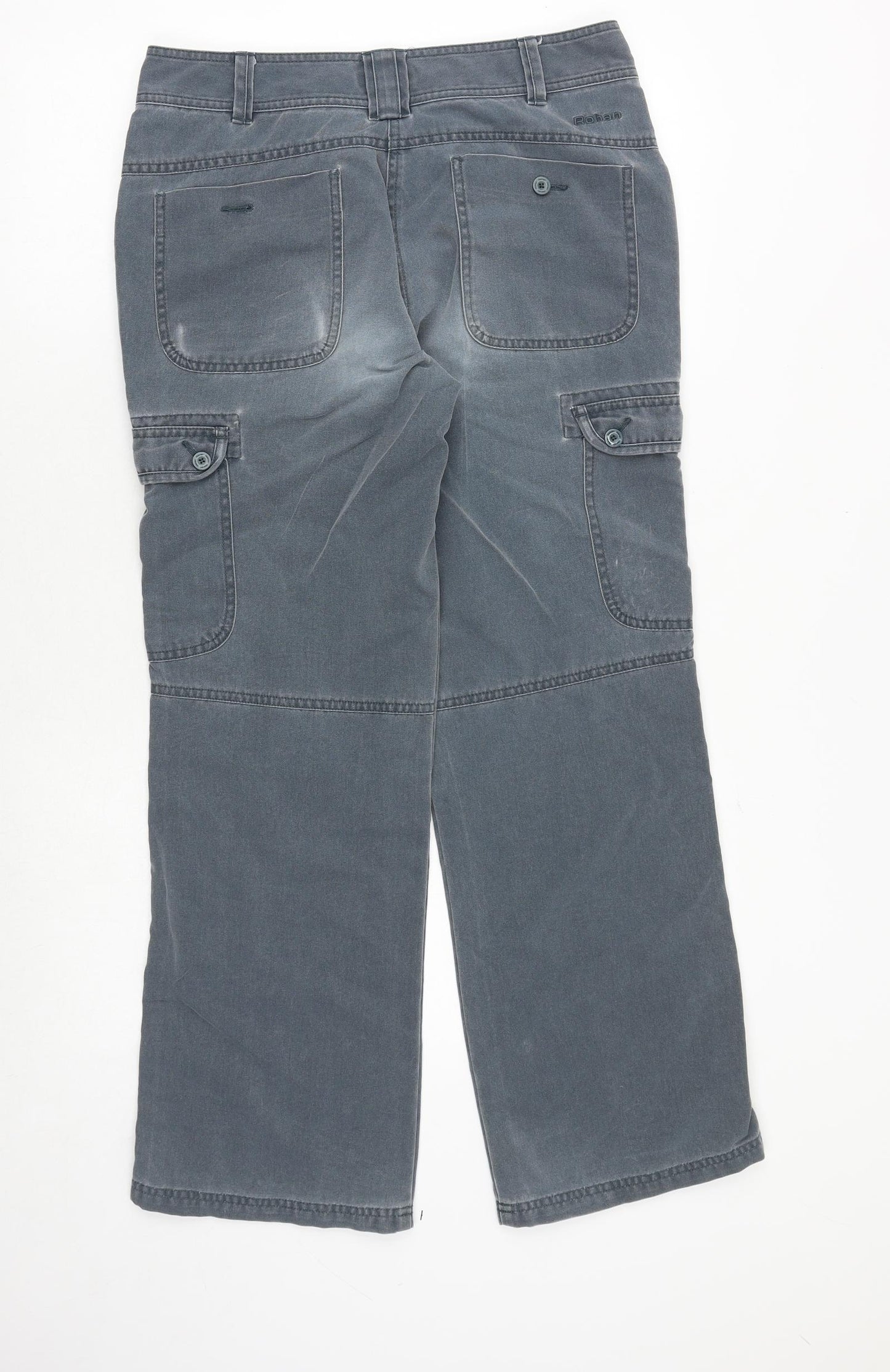 Rohan Womens Blue Polyamide Trousers Size 10 Regular Zip