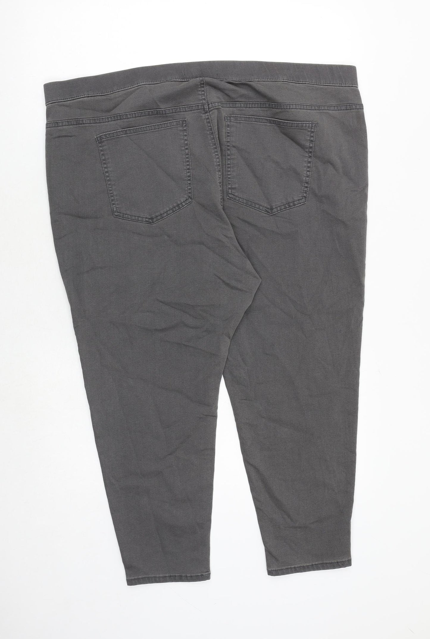 Marks and Spencer Womens Grey Cotton Jegging Jeans Size 24 Regular