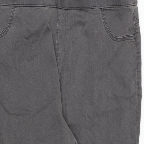 Marks and Spencer Womens Grey Cotton Jegging Jeans Size 24 Regular