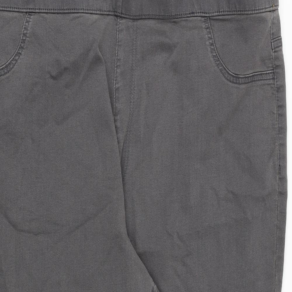 Marks and Spencer Womens Grey Cotton Jegging Jeans Size 24 Regular