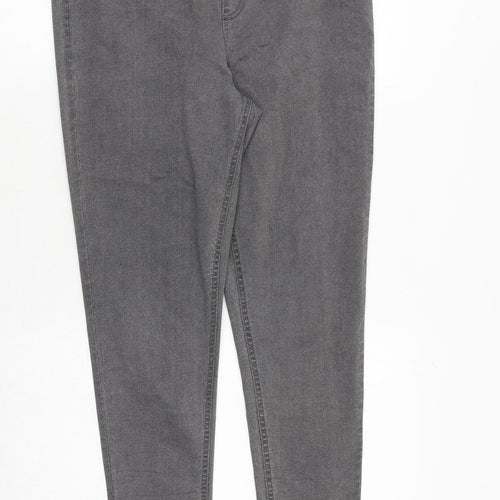 Marks and Spencer Womens Grey Cotton Jegging Jeans Size 14 Regular