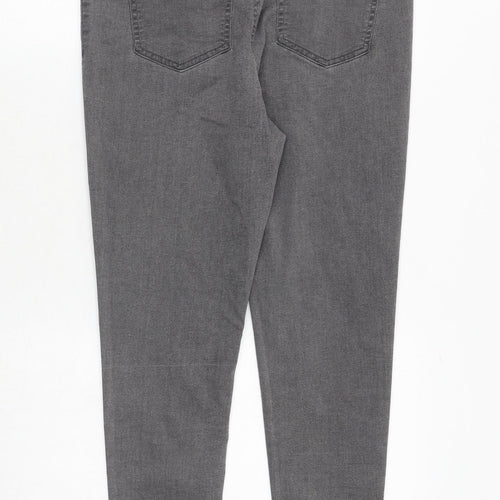 Marks and Spencer Womens Grey Cotton Jegging Jeans Size 14 Regular