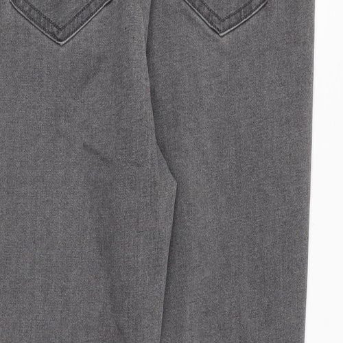 Marks and Spencer Womens Grey Cotton Jegging Jeans Size 14 Regular