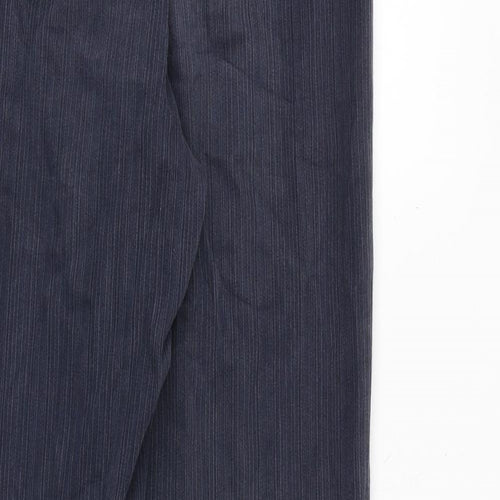 NEXT Womens Blue Cotton Straight Jeans Size 12 Regular Zip