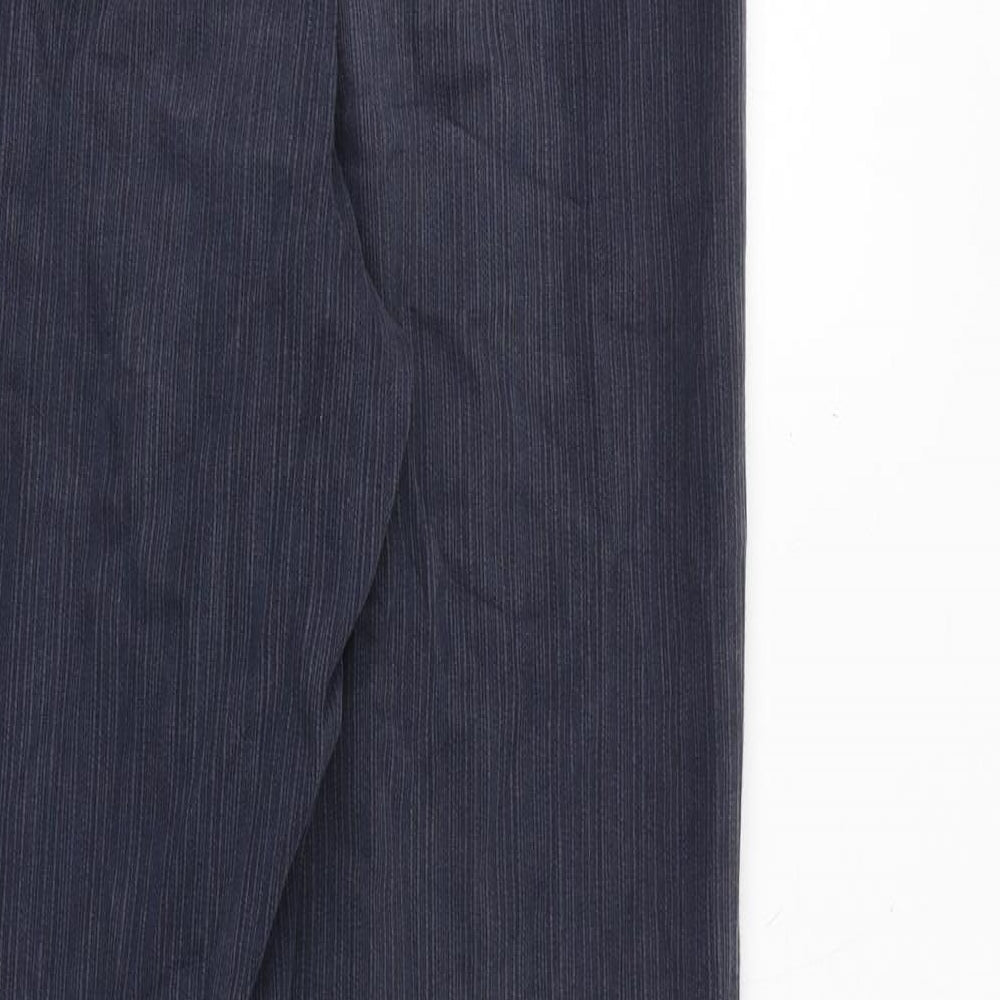 NEXT Womens Blue Cotton Straight Jeans Size 12 Regular Zip