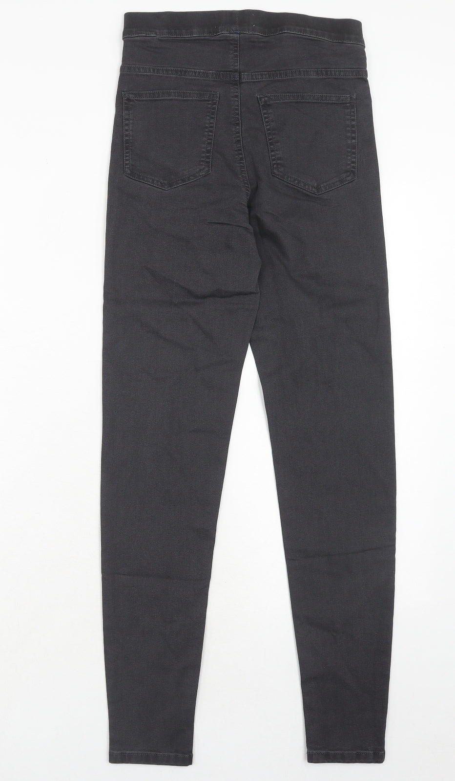Marks and Spencer Womens Grey Cotton Skinny Jeans Size 6 Regular