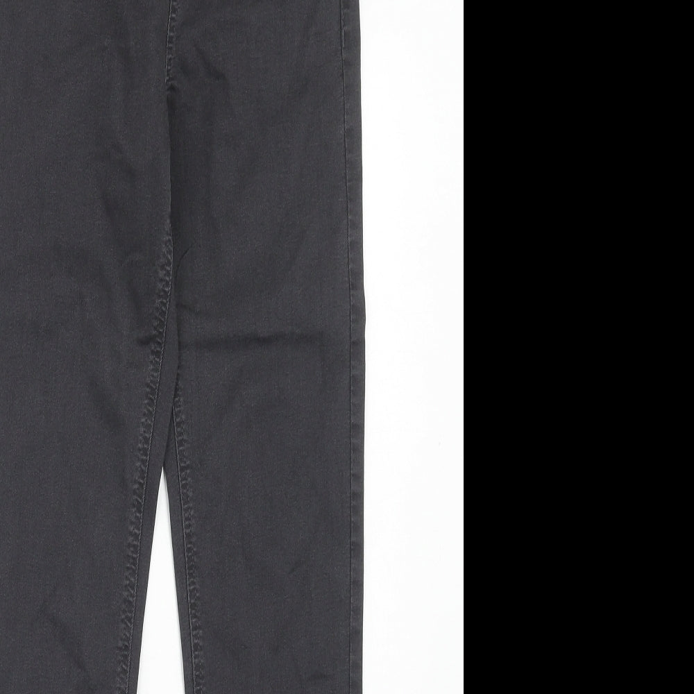 Marks and Spencer Womens Grey Cotton Skinny Jeans Size 6 Regular