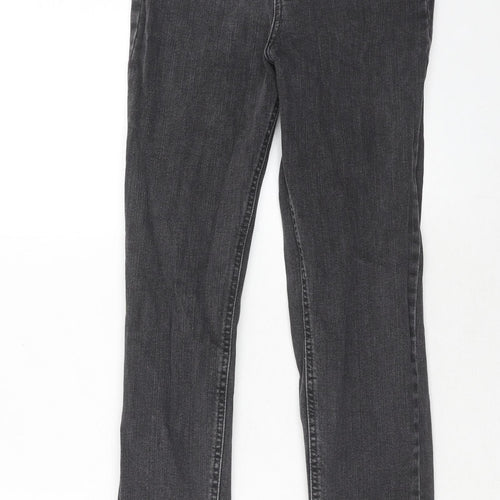 ASOS Womens Grey Cotton Skinny Jeans Size 26 in L32 in Regular Button