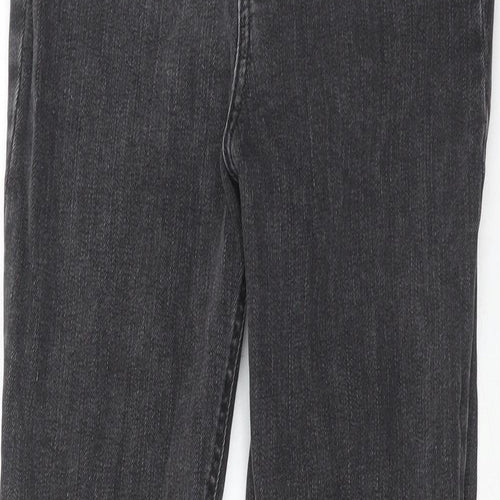 ASOS Womens Grey Cotton Skinny Jeans Size 26 in L32 in Regular Button