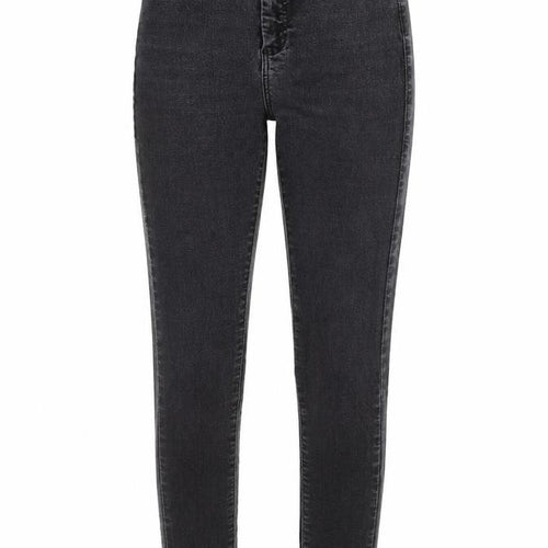 Topshop Womens Black Cotton Skinny Jeans Size 26 in L32 in Regular Zip