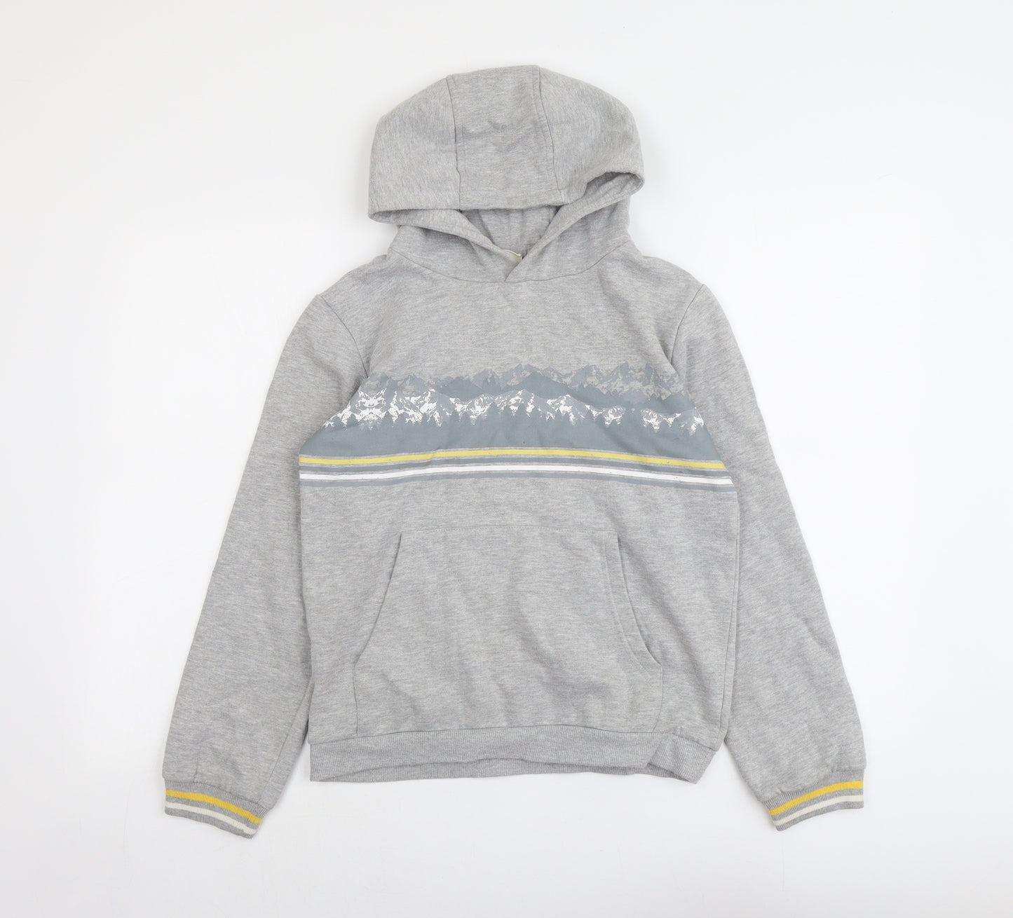 Mountain Warehouse Boys Grey Cotton Pullover Sweatshirt Size 13 Years Pullover - Snow Mountains