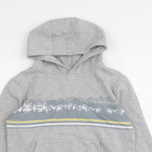 Mountain Warehouse Boys Grey Cotton Pullover Sweatshirt Size 13 Years Pullover - Snow Mountains
