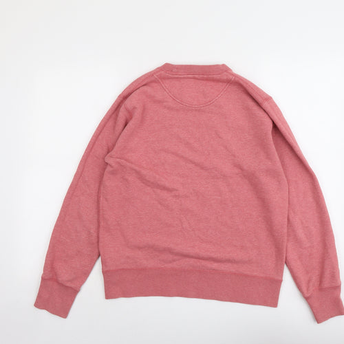 Uniqlo Womens Pink Cotton Pullover Sweatshirt Size M Pullover