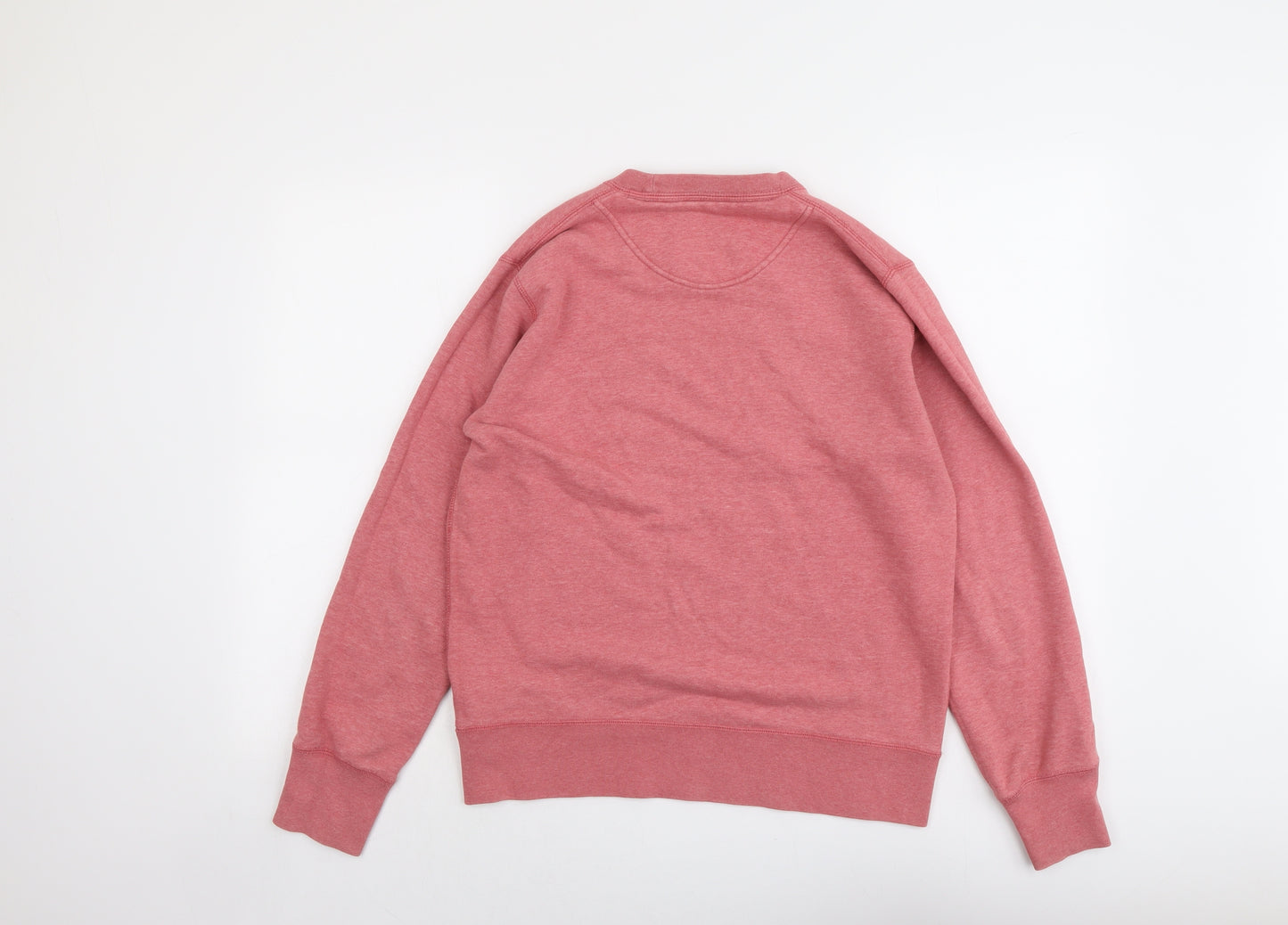 Uniqlo Womens Pink Cotton Pullover Sweatshirt Size M Pullover