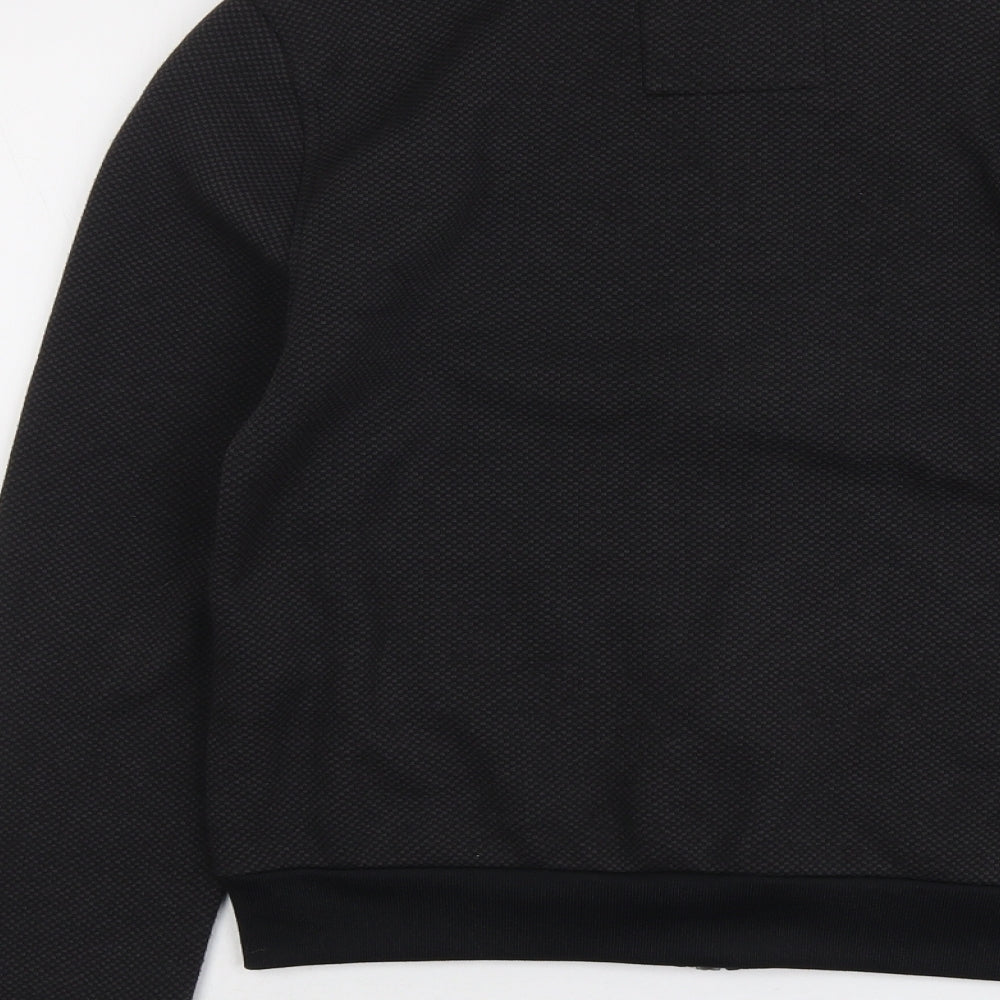 Marks and Spencer Mens Grey Bomber Jacket Jacket Size S Zip