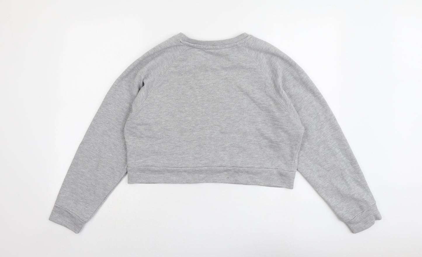 Cameo Rose Womens Grey Cotton Pullover Sweatshirt Size M Pullover