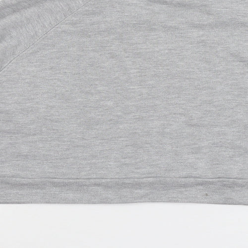 Cameo Rose Womens Grey Cotton Pullover Sweatshirt Size M Pullover