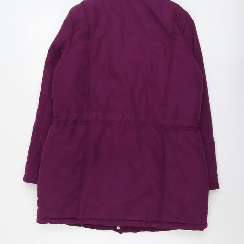 Bonmarché Womens Purple Jacket Size 12 Zip