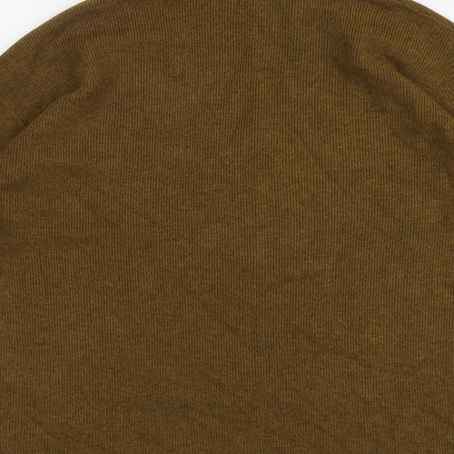 Warehouse Womens Brown Round Neck Viscose Pullover Jumper Size 6
