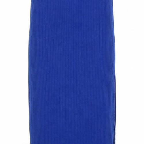 Stradivarius Womens Blue Viscose Bandage Skirt Size M
