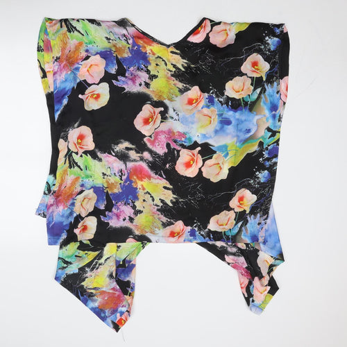 Alice & You Womens Multicoloured Floral Polyester Basic Blouse Size 10 Round Neck