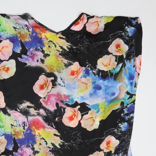 Alice & You Womens Multicoloured Floral Polyester Basic Blouse Size 10 Round Neck
