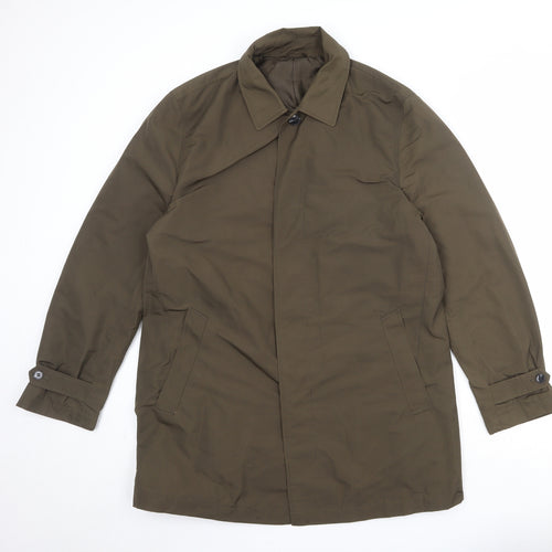 Marks and Spencer Mens Green Jacket Size L Button